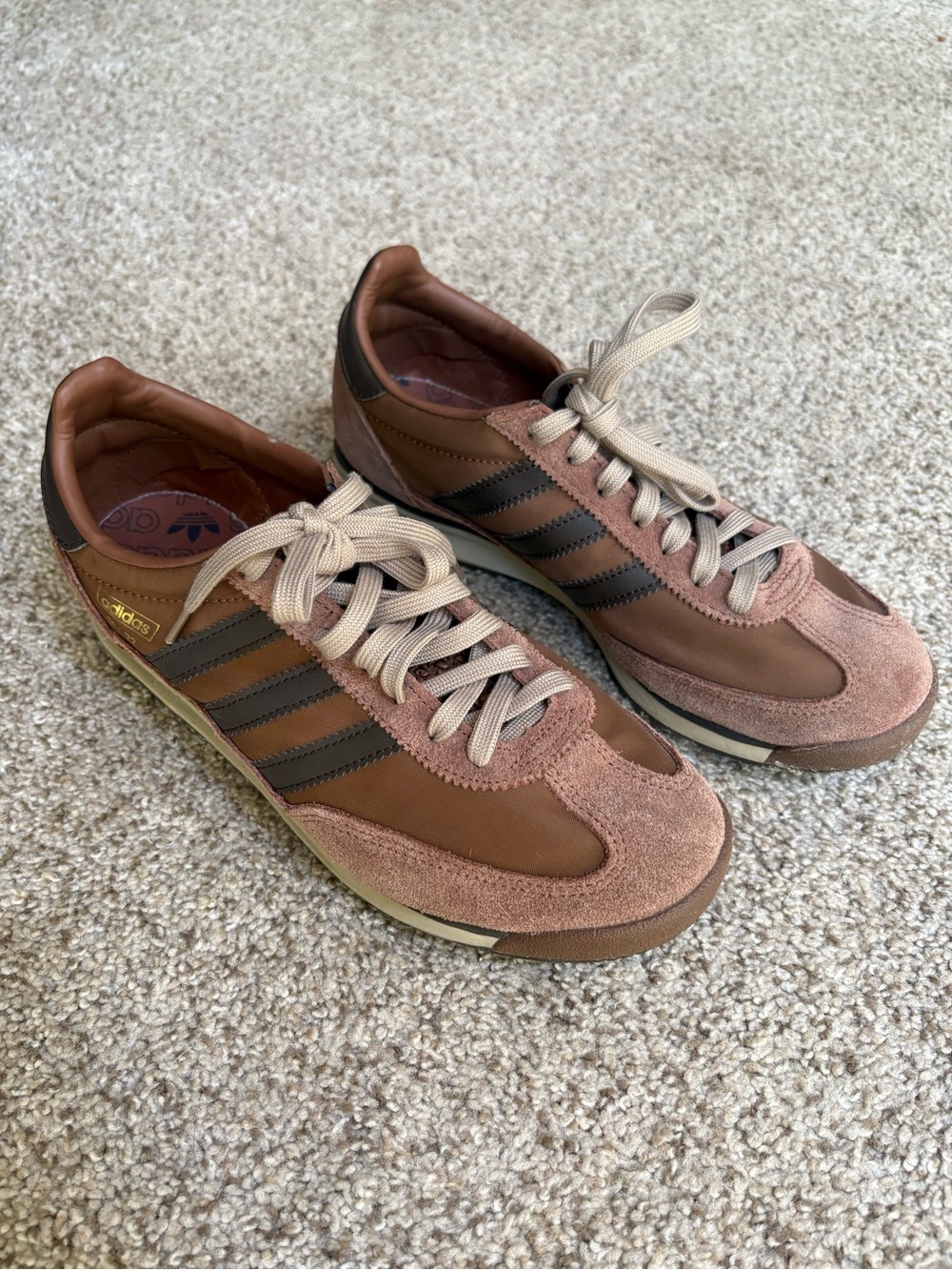 adidas Brown and Tan Men’s Sneakers